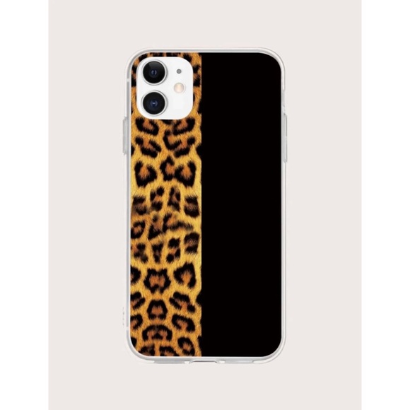Colorblock Leopard Print iPhone 12 Pro Max Case 🖤